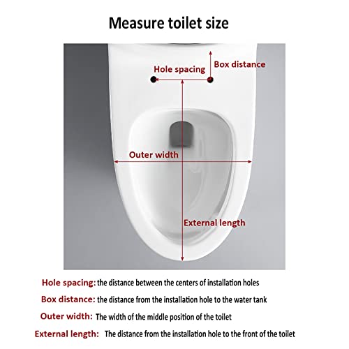 Abattant WC en U de haute qualité en PP rigide avec fixations durables - 4