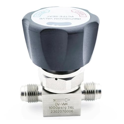 Vanne à membrane en acier inox 316L BA de haute précision pour fluides - 2