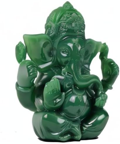 Miniatura 9 de Estatuas de Lord Ganesha Figura de ídolo de Ganesh Escultura de Buda de Dios Elefante para decoración del hogar del automóvil Estatua de mesa
