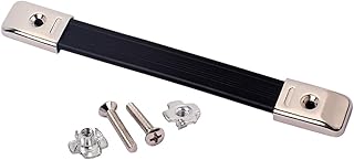 Ogdni Guitar Amplifier Handle Vintage,PU Leather Internal Steel fixing Style Replacement Strap for Guitar Amplifiers Speaker (240, black3)