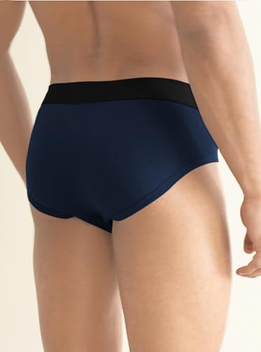 Image of PRETTIFY Super Cotton Modal Fabric Briefs for Men | Regular Fit, Ultra-Soft & Durable Exposed Waistband for All-Day Comfort-Pack of 1.