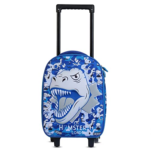 Image of HAMSTER London Dyno Amigoes Trolly Suitcase | Dyno Design Trolley Suitcase Bag with 4 Wheel