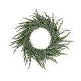 Ambiance festive : créez un environnement charmant dans votre maison avec cette couronne artificielle ronde verte qui élève instantanément n'importe quel espace pour les rassemblements ou les célébrations.