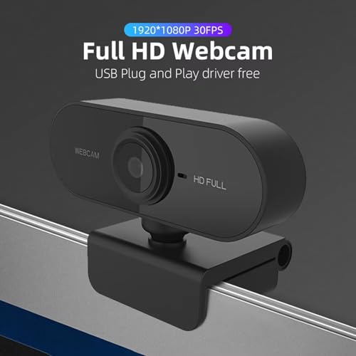 Image of FullHD Webcam USB Ready, 2K /1080P /720P /480P, Autofocus Noise Reduction Mics for Home, Office, Online Classes