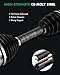 SCITOO Front Left Cv Axle Shaft Assembly 2011-2019 For Dodge Durango 2011-2018 For Jeep Grand Cherokee 66-3732 60-3732 Ch-8255 Ch-9546 2PCS