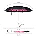 Reverse Inverted Inside Out Umbrella - Upside Down UV Sun Protection Windproof Brella That Open Better Than Most Umbrellas, Reversible Folding Double Layer, Suitable for Golf, Car, Women and Men