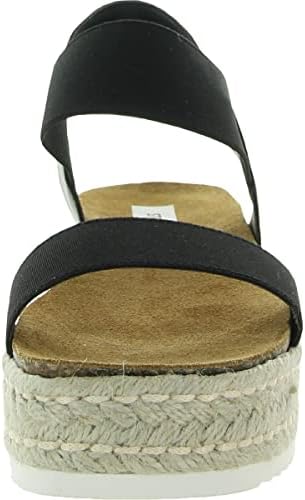 Steve Madden womens Jaklin Flat Sandal, Black, 7 US | Image 2