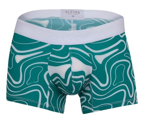Clever 1625 Yin Yang Trunks White