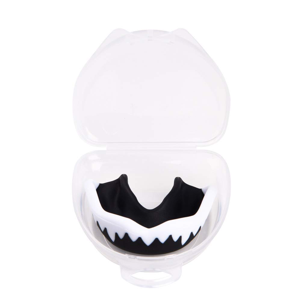 Protège-dents de sport K-Shark, protège-dents de sport personnalisé et sans saveur for le football, le basket-ball, la crosse, le hockey sur glace, la boxe, le football, etc. Sans latex, sans BPA et s