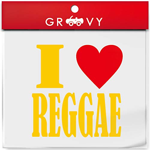 Amazon.co.jp: I LOVE REGGAE 車 ステッカー アイ ラブ レゲエ 音楽