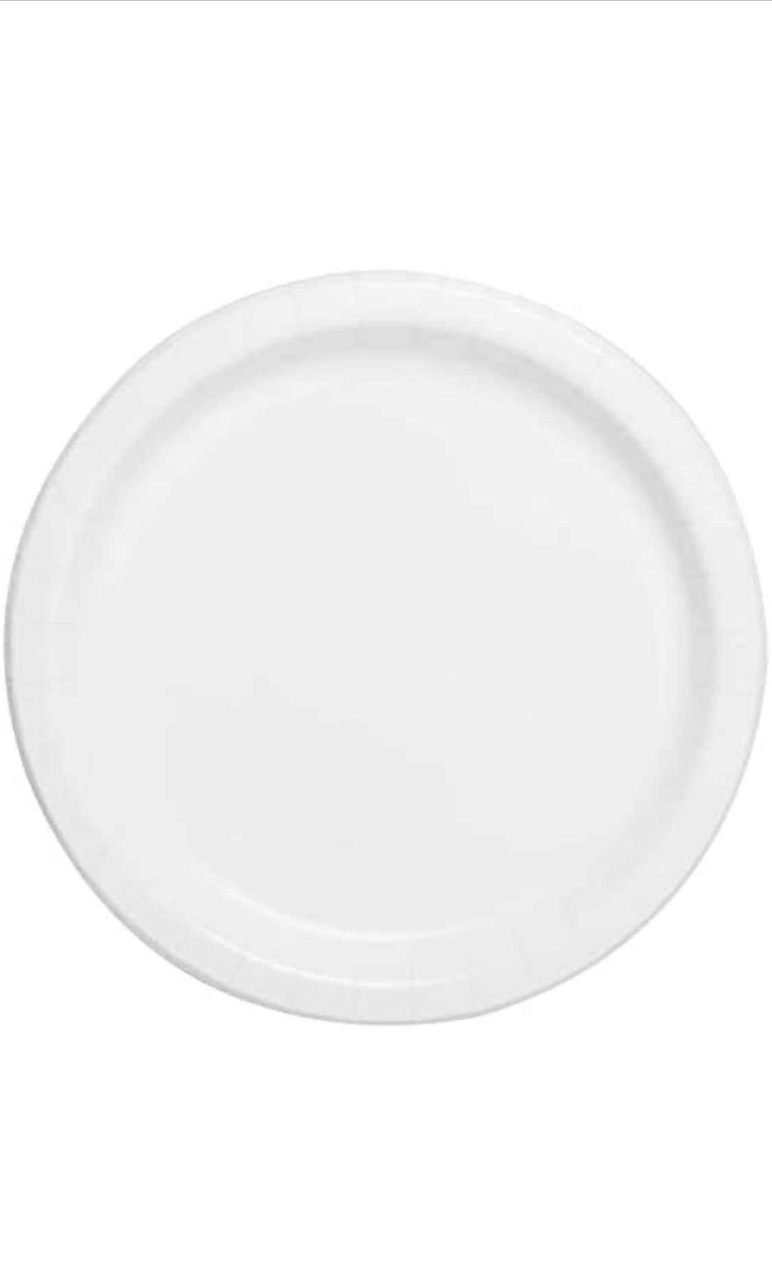 BSOFT Foam Plate 7 Inch Thermocol (Pack Of 50 Pcs)