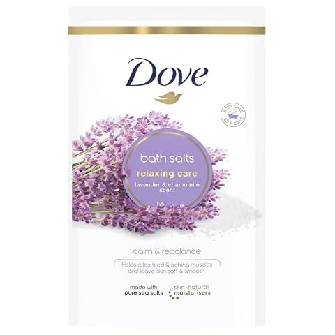 Dove Relaxing Care Lavender & Chamomile Bath Salts Cover