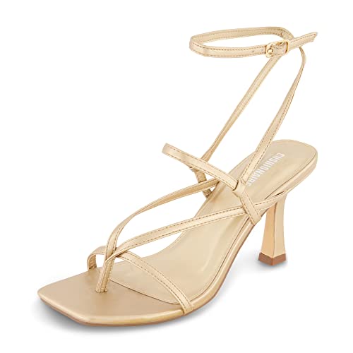 CUSHIONAIRE Women's Belmondo dress sandals +Memory Foam, Wide Widths Available