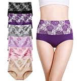 [Raefill] ハイウェストショ—ツ レディース 綿100 パンツ レディース 下着 女性用 大きいサイズ 6枚 セット XXL