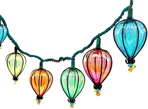 DollarDash 11FT Multicolor String Lights with 10 Bulbs, UL Listed Connectable Waterproof Decorative LED Lights Hanging for Backyard Patio, Indoor/Outdoor for Christmas Wedding Party Festival Lighting