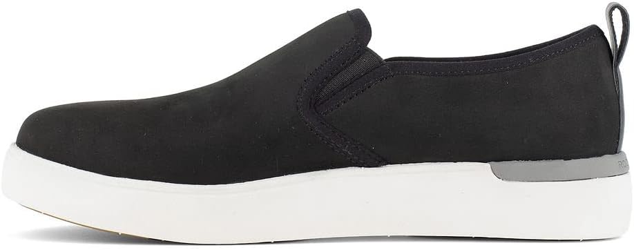 Rockport Work RK643 Parissa Black Composite Toe Women Work Slip-on Shoe Construction, 8