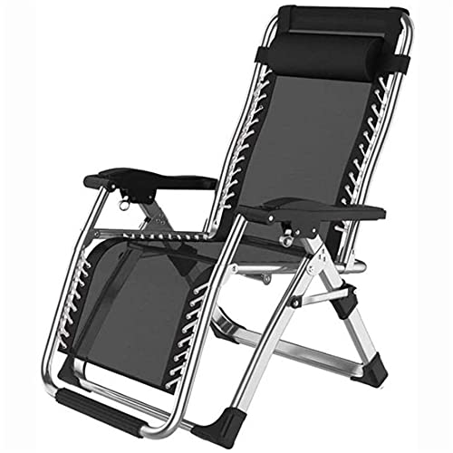 Chaises longues de jardin pliantes en métal pour terrasse et patio
