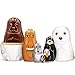 Matryoshka Dolls Northern Animals Alaska Set 7 pcs Wooden Figurines - Russian Nesting Dolls