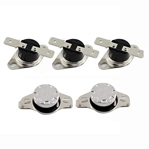RuiLing 5-Pack KSD301 40°C Thermostat Switch