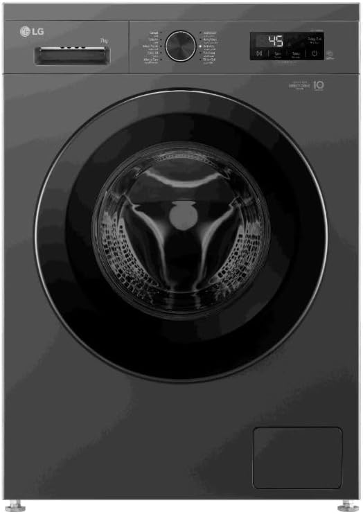 Best | LG 7 kg Front Load Washing Machine with Steam, Inverter Direct Drive & 6-Motion DD | Model No. WF0712MB | 712MB 2026