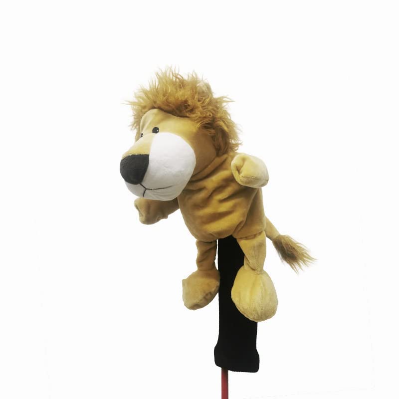 Scott Edward Lion Golf Head Cover, Fit Fairway Wood, Plush Fabric, Smooth and Soft Touch Feeling, Best Gift for Kids,Animal Shape — image 1
