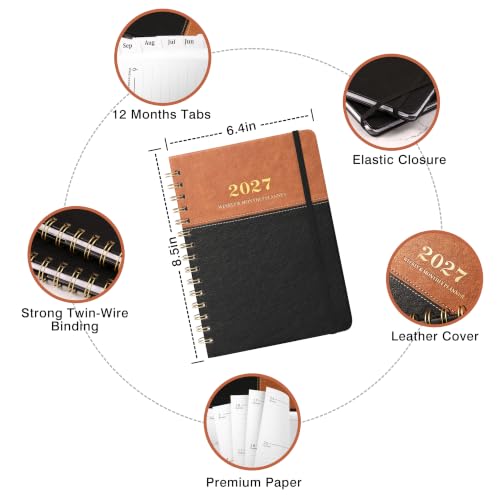 Image of 2027 Planner - Weekly Monthly Planner 2027, 6.1'' x 8.3''