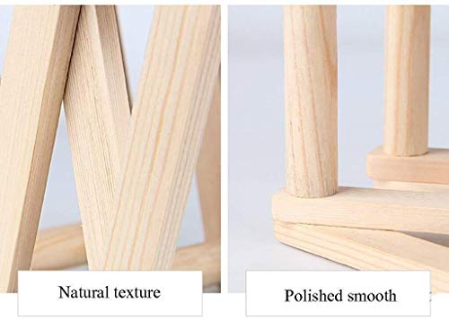 Soporte para botellas de vino plegable de madera 48x22x12.5cm miniatura 4