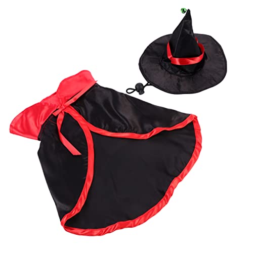 Disfraz de bruja para perros y gatos talla M miniatura 6
