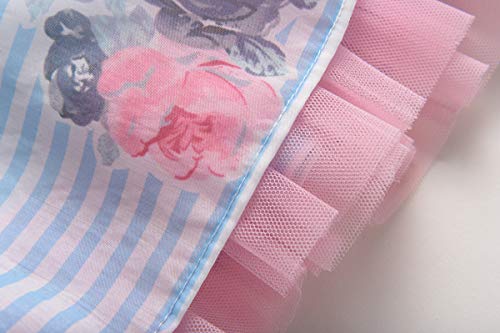 Bonny Billy Teen Girls Peter Pan Aline Floral Pleated Casual Dresses 8 Years Blue #TOP5