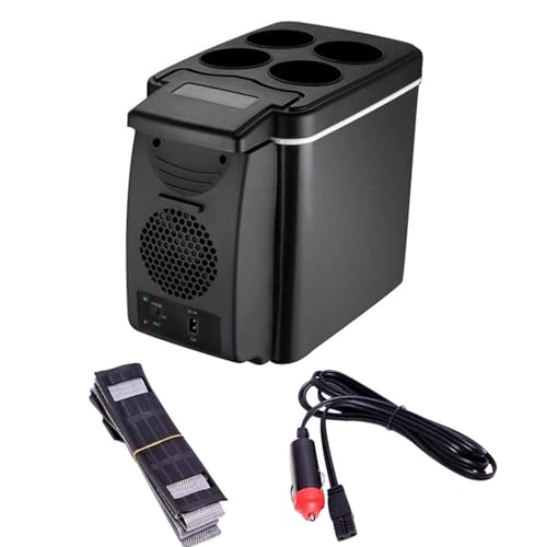 Refrigerador de coche Duals – Frigorífico de coche – Refrigerador compacto del refrigerador del coche | Refrigerador de camping | Refrigerador de coche de 6 litros ligero – Uso aislado Cooler Box Co