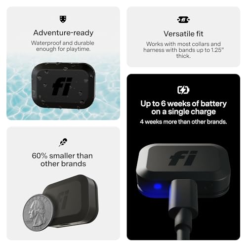 Fi Mini GPS Tracker for Cats — Lightweight Collar Attachment, Virtual Fences, Escape Alerts, Step & Health Tracking, Waterproof Cat Tracker — 6-Month Membership Included - Image 6