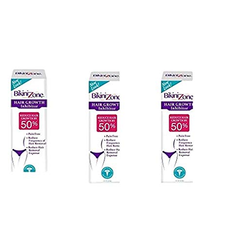 Bikini Zone Hair Growth Inhibitor, 1 Ounce(pack of 3)
