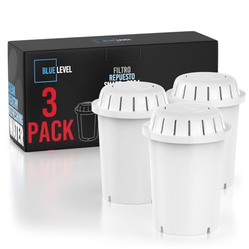 Catálogo de Repuesto de Purificador Pureit Kit Classic 1500 Litros , tabla con los diez mejores. 39 Repuesto Filtro de Agua Universal, Pack de 3 Repuestos para Filtro Dispensador de Agua Blue Level - Compatible con Jarras Purificadoras de otras marcas, Cartuchos para filtro...