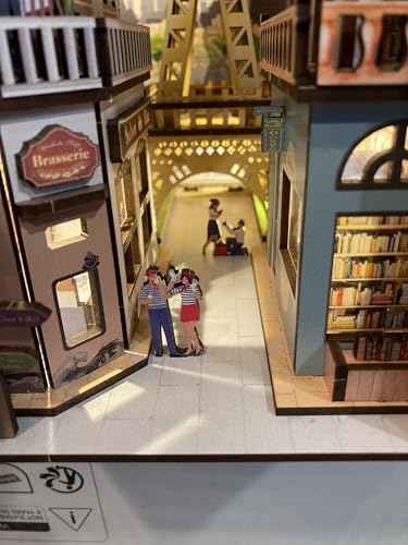 Kit De Maquette 3d Diy Revell Book Nook Tiny Adventures Paris 168 Pièces Led Revell - vue 8