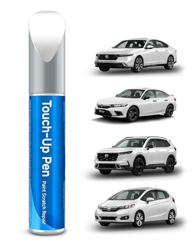 NH-883P Platinum White Pearl Touch Up Paint Compatible with Honda Exact Match Touch Up Paint Car Scratch Repair