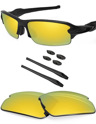 Image of BLAZERBUCK Replacement Lenses & Sock Kit for Oakley Flak 2.0 OO9295 Sunglasses