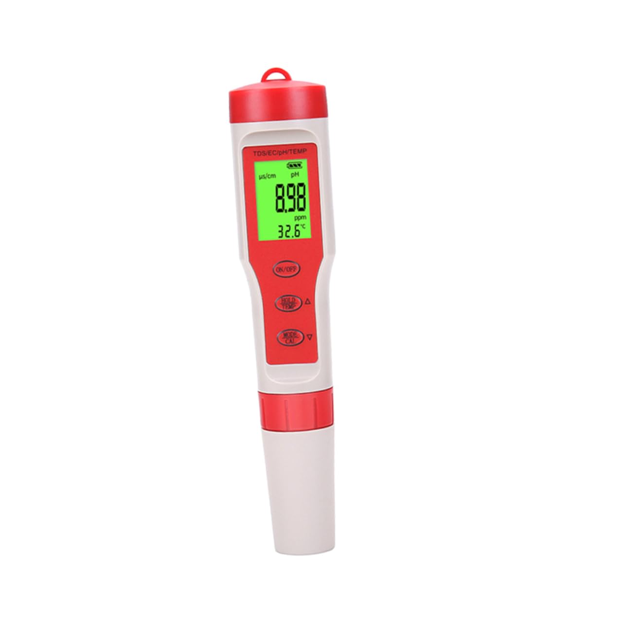 Zerodeko Misuratore Digitale Ph Acqua Tester Qualità Ec Temperatura Funzione Leggero Portatile Facile Calibrare Leggere