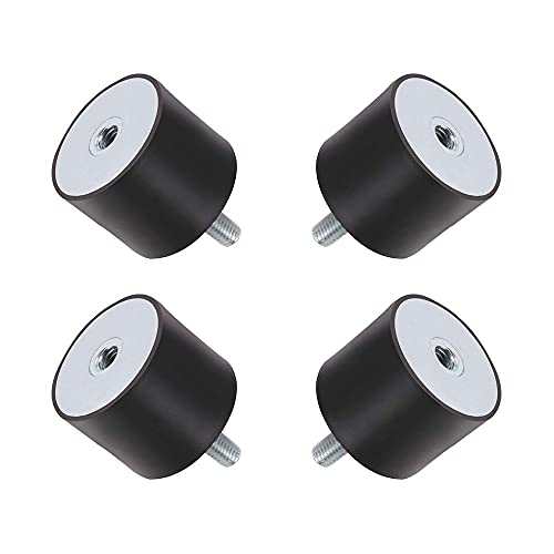 Vasemele Blocs Silents 4 Pièces M8 - Support Caoutchouc Pompe - Absorbeur Vib