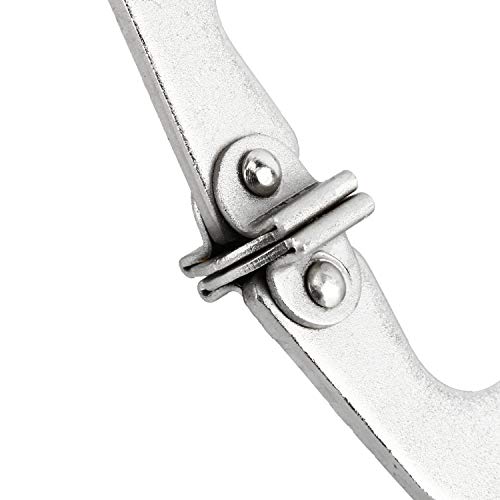 Yaegarden 11'' C Clamp Locking Pliers Adjustable Welding Clamps Locking Welding C Clamp W/Swivel Pad(5) #TOP6