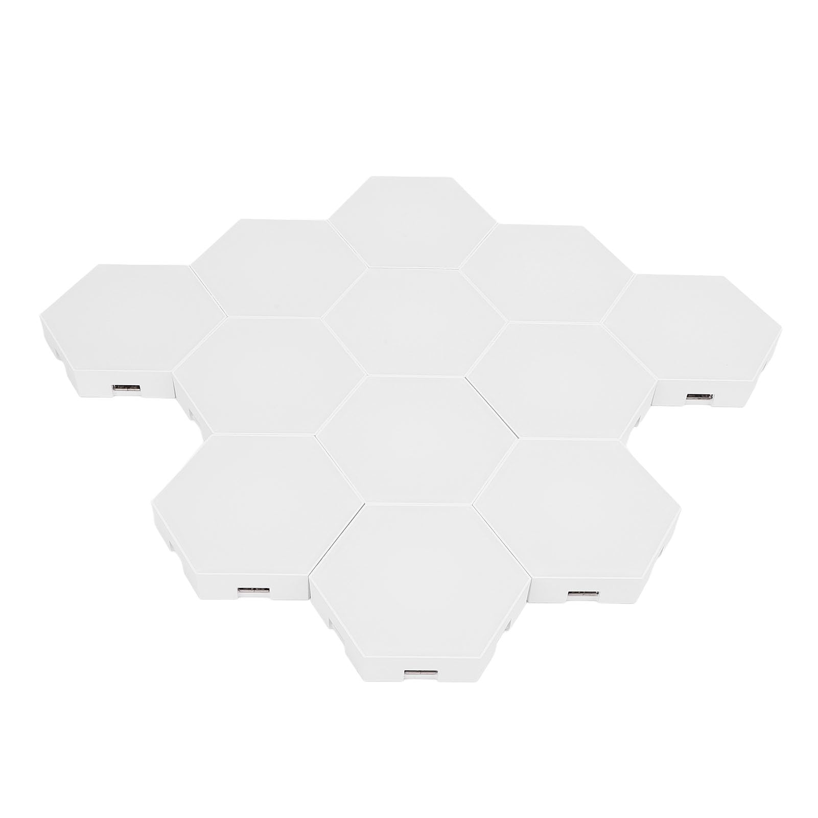Paneles de Luz Hexagonales, Paquete de 12 Luces LED RGB de Pared con Sincronización de Música, Aplicación Remota de Control de Voz para Sala de Estar, Dormitorio, Fiesta, Decoración del Hogar