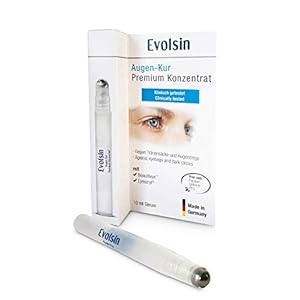 Evolsin Augenserum | Anti Tränensäcke & Augenringe Gel I Effektive Linderung von Schwellungen, Falten und müden Augen I…