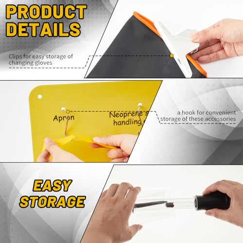 Image of 7 Pcs Complete Forklift Battery Protective Handling PPE Kit