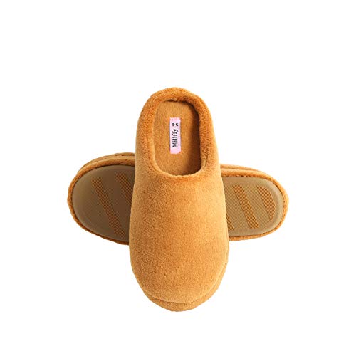 Millffy Warm Soft House Slippers Slip on Women Indoor Bedroom Slippers Slides