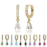 💎EL REGALO IDEAL - gracias a su excelente acabado, simplicidad y elegancia del diseño y al tamaño cómodo de llevar estos pendientes aro son muy versátiles y por esto el regalo ideal ya que se pueden llevar en cualquier ocasión. Tuercas pendientes ideales para cualquier edad.