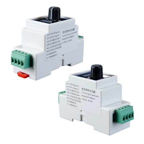Fasizi Stromsignalgenerator, Digitalanzeige, 4-20 MA DC 24 V Analogsimulator Für Schieneninstallationsgenerator