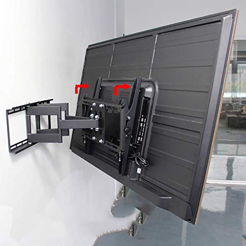 Support TV mural pivotant télescopique rotatif angle vision optimal 42-65 - 4