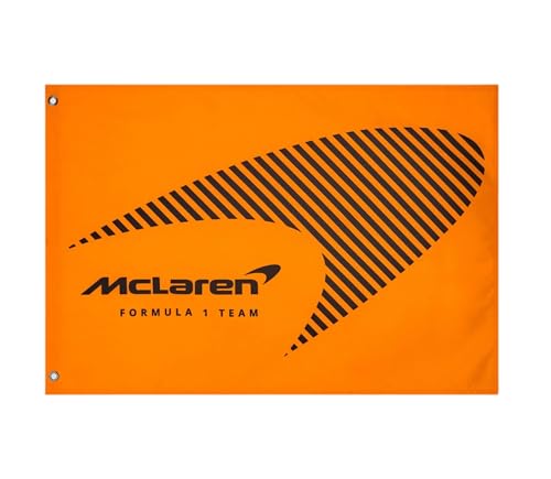 McLaren Formula 1 Team Papaya Orange Grandstand Banner Flag, Official