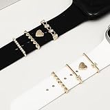 Hemobllo Watch Strap Charms Metal Rings 8 Pcs Watch Band Accessories for Smartwatch Bands Stylish Decorative Loops for Personalization and Comfort - Image 8