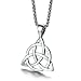 Triquetra Knot Pendant, Triquetra Necklace, Celtic Necklace, Trinity Knot, Triple Goddess Pendant, Witchcraft, Wiccan Jewelry,