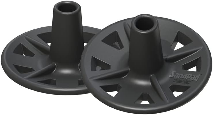 SandPad/EZ-Walk Crutch Pad Stabilizer Tips (Paired Pack for Crutches) by SandPad™ Brands